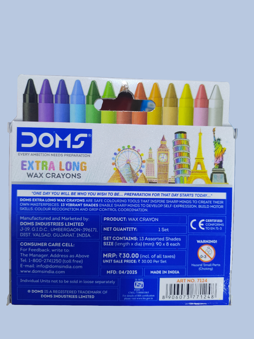 CRAYONS WAX
