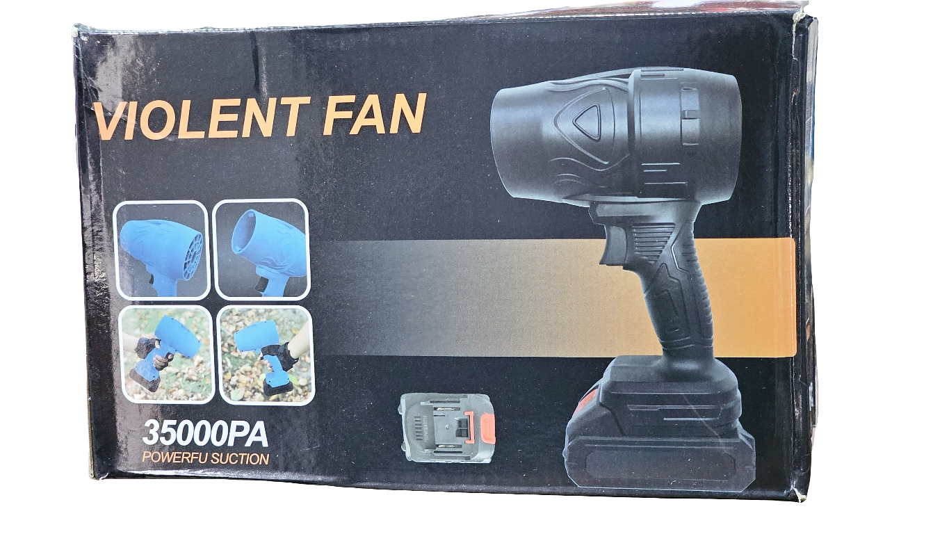 High-Power Cordless Electric Blower with 16800mAh Rechargeable Battery & Fast Charger – Portable Leaf/Dust Blower for Home, Car & Outdoor Use