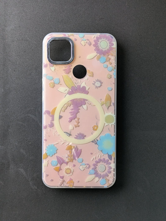 Floral Glossy Print Back Cover For Redmi 9/Mi9 Active/MI9C/MI10A/POCO C31