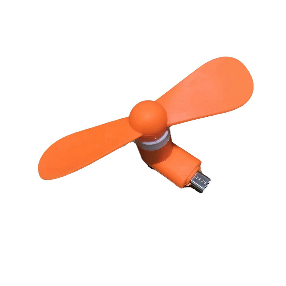 mini USB fan For Having cool air instantly, anywhere and anytime purposes (Micro Port / Mix Color/Pack Of 1)