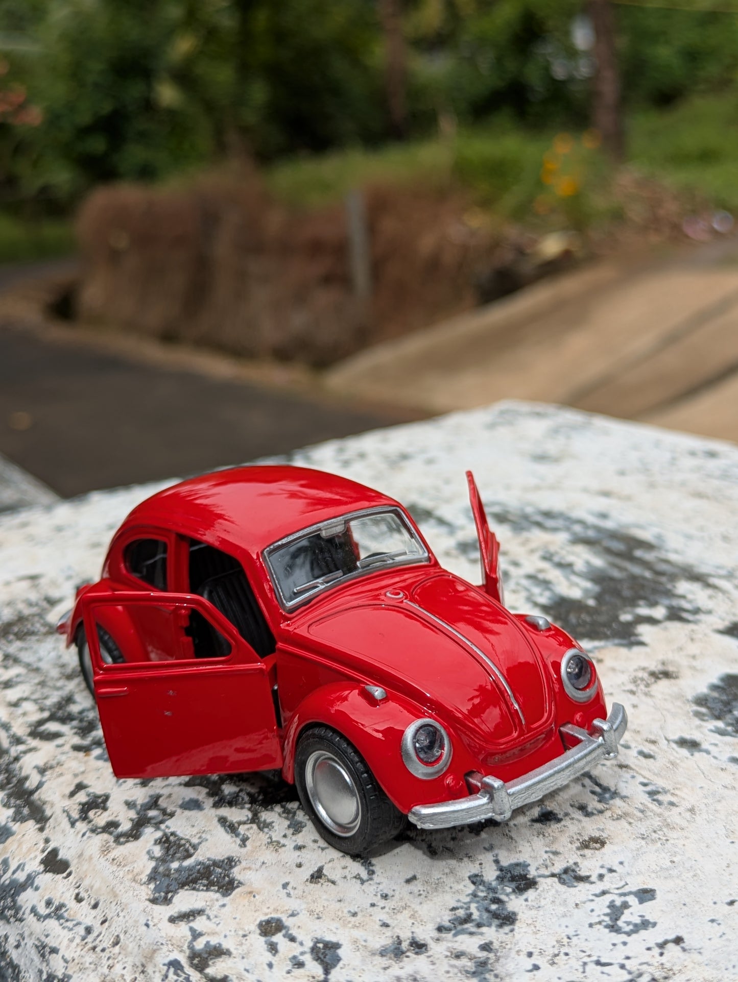 Hot Wheels/Die Cast Beetle Model Metal And Plastic Mix Body ( Red )