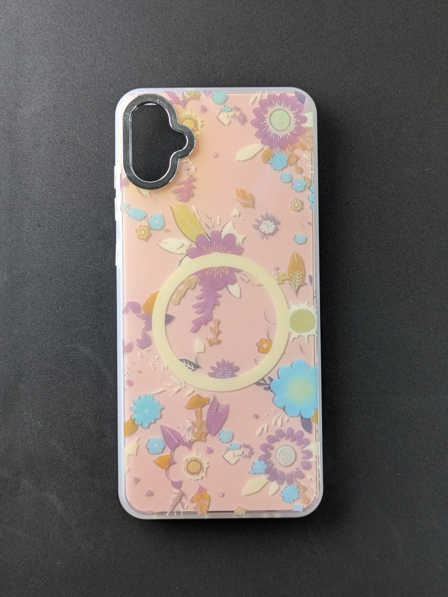 Floral Glossy Print Back cover for Samsung A05