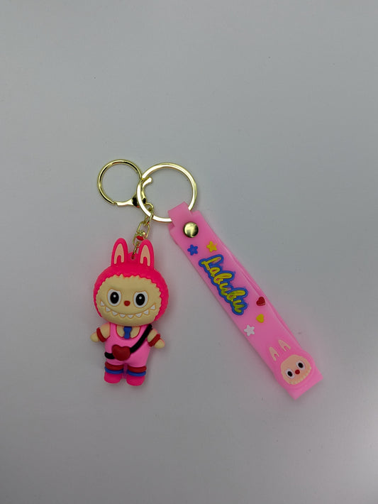 Keychain labubu pink ( pack of 1)