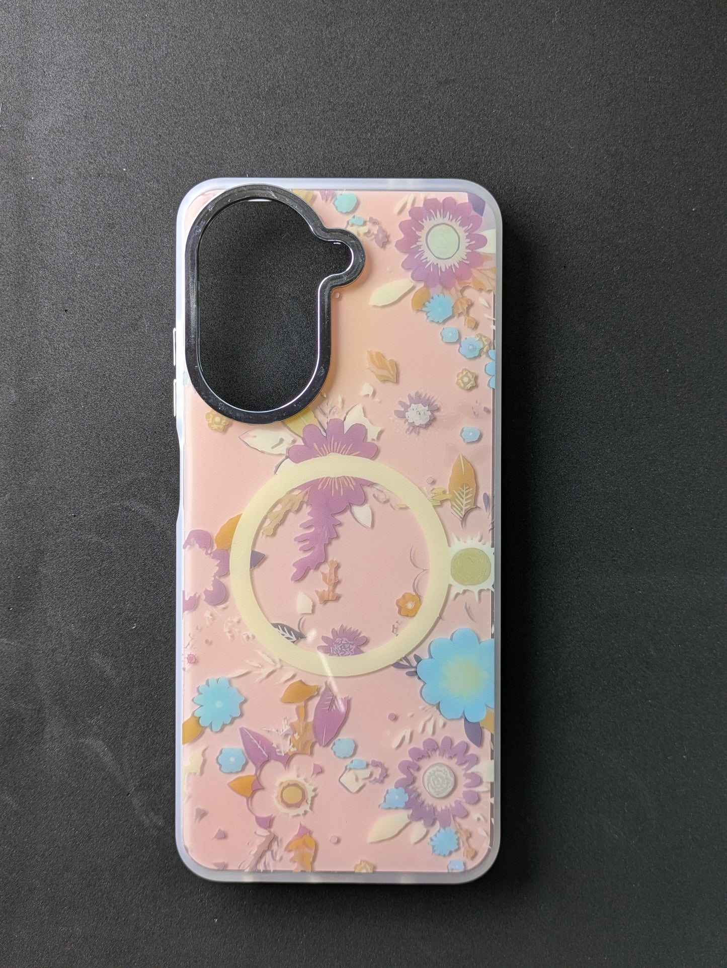 Floral Glossy Print Back Cover For Redmi A5 5G/Mi A5 5G/Poco C71