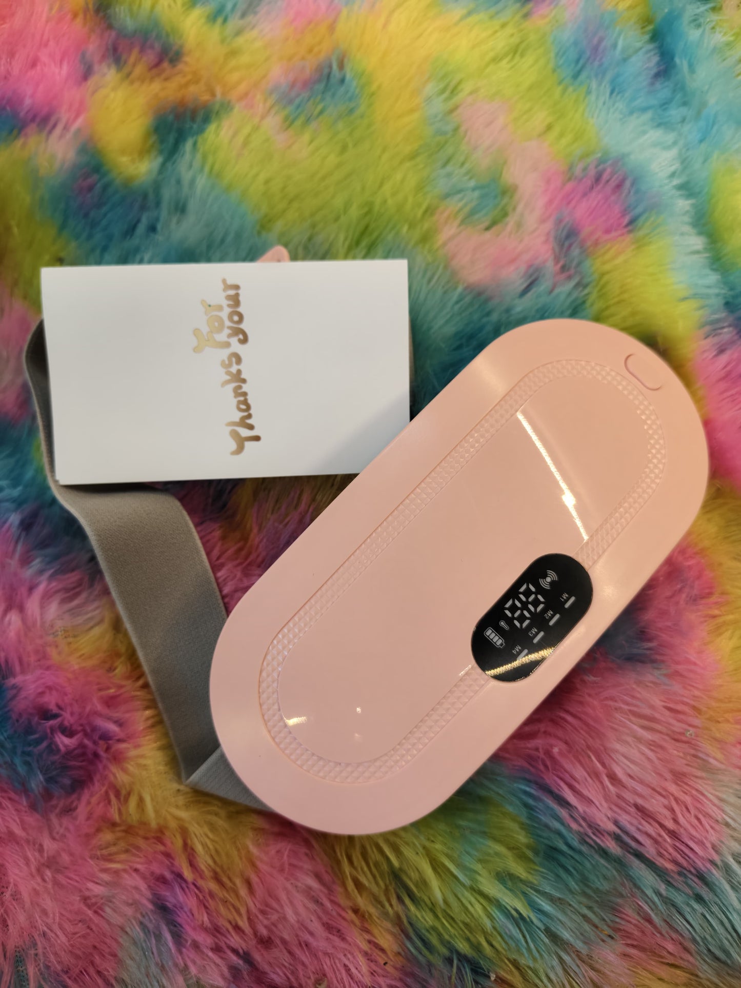 Rechargeable Smart Warm Palace Belt, Period Massager (1 Pc)