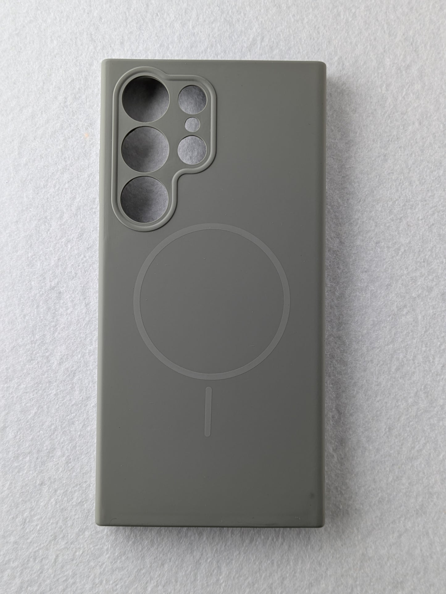 Magsafe Silicone Back Cover For Samsung S23 Ultra