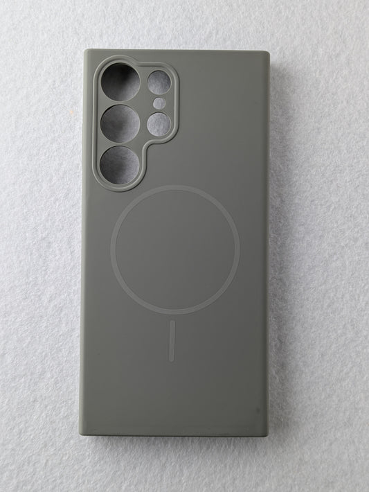 Magsafe Silicone Back Cover For Samsung S23 Ultra