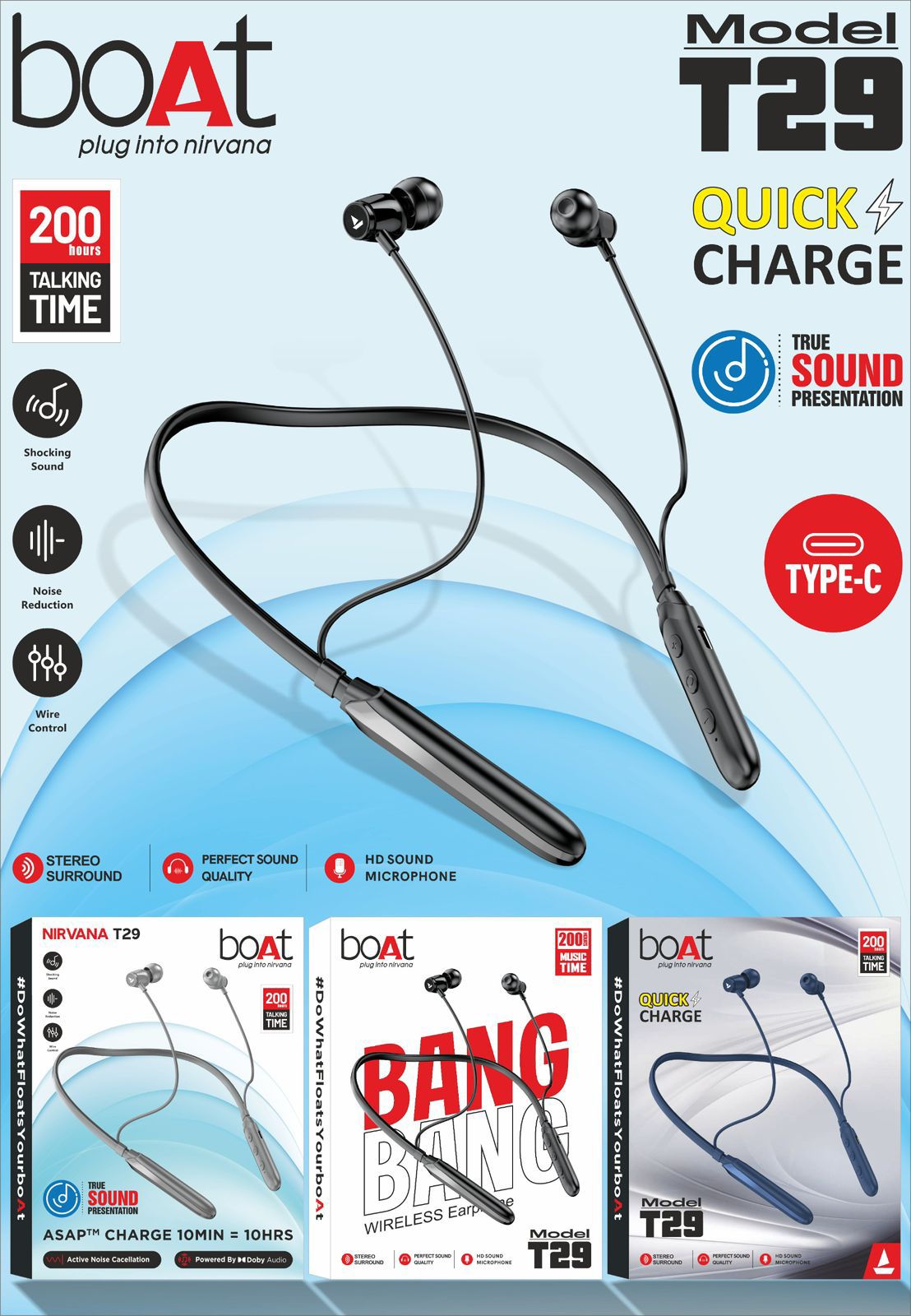 Boat Copy Bluetooth Neckband