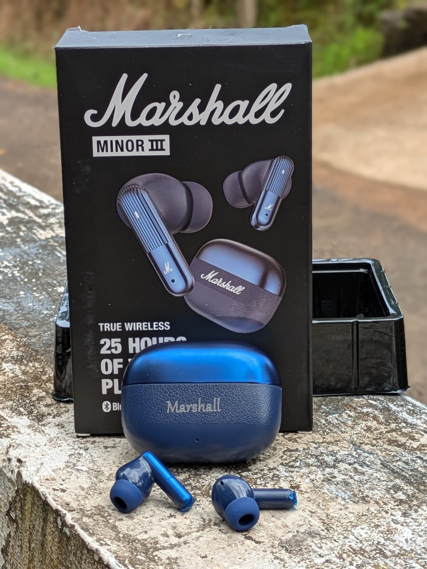 Marshall Imported quality Earbuds ( Blue)