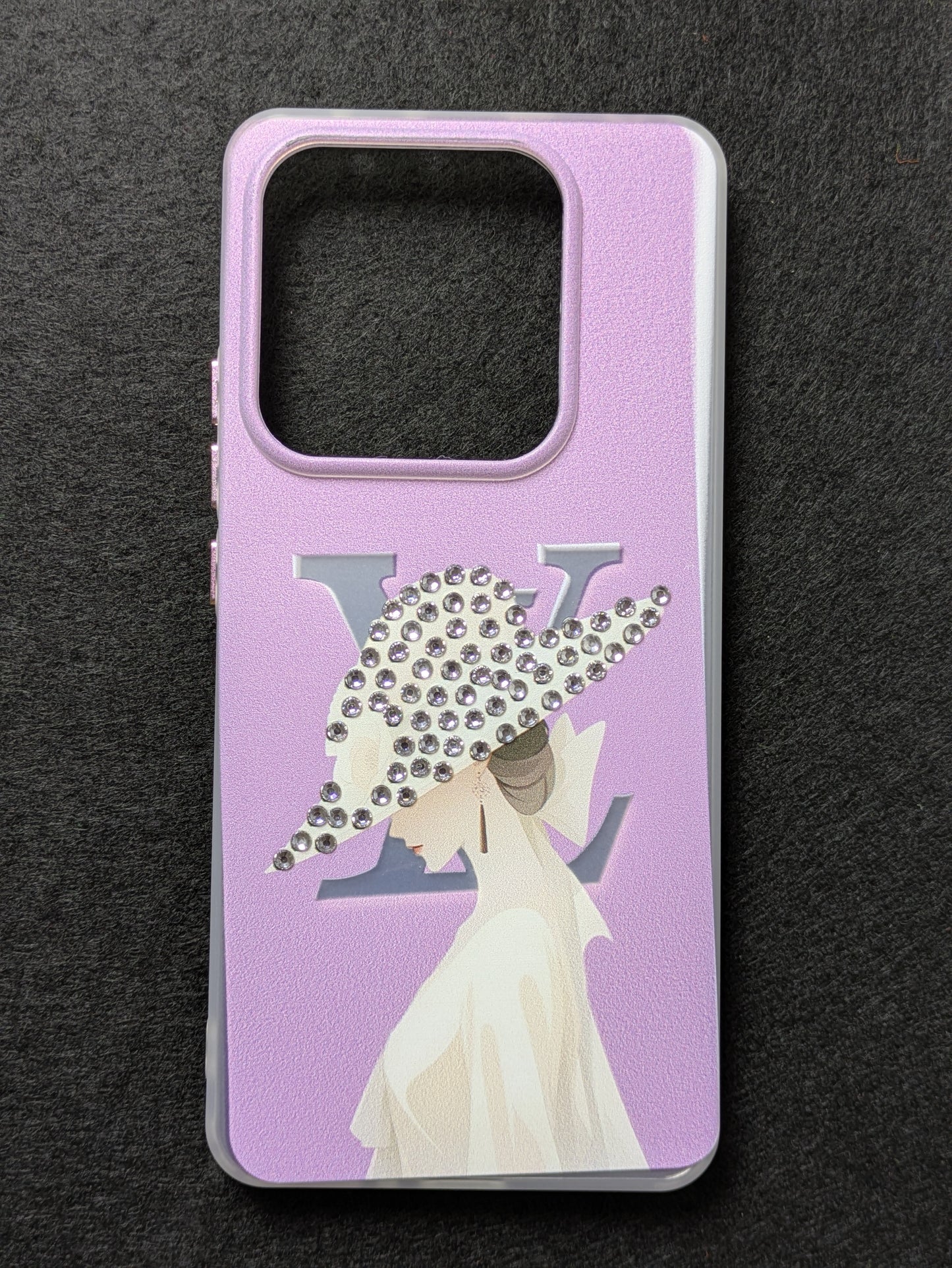 Diamond Cap Back Cover For Redmi Mi Note 14 5G