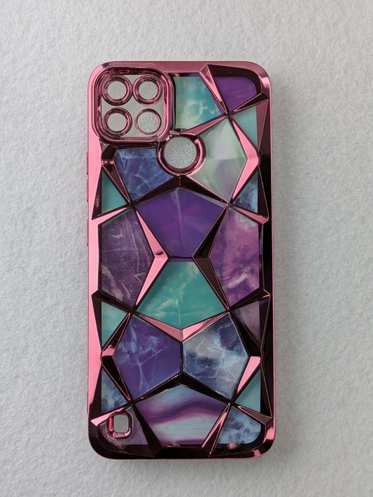 Marble Print Back Cover For Oppo A15/Oppo A15s