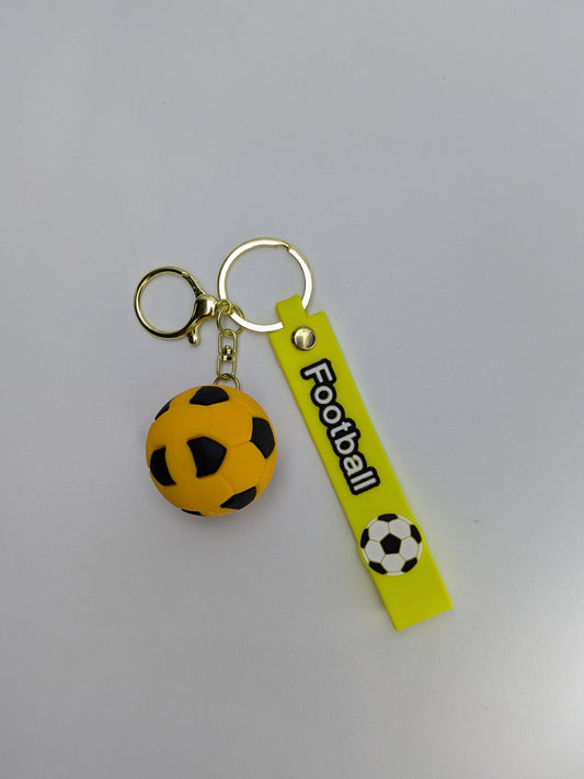 Keychain Football Yellow