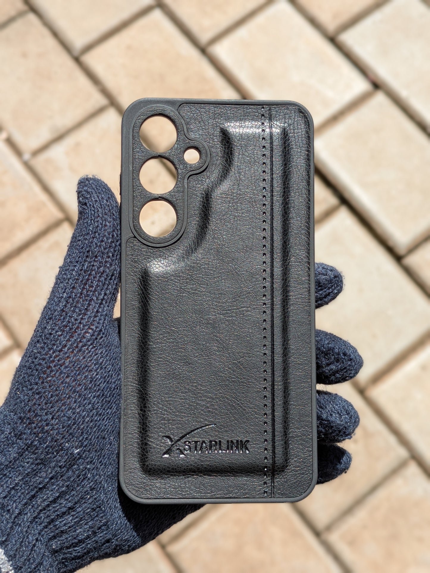 Leather Case For Samsung S24 FE (Black )