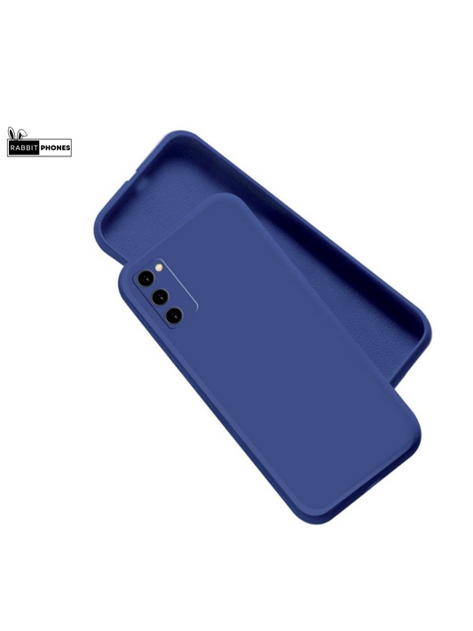 Silicon Back Cover For Mobile ( Matte Blue )