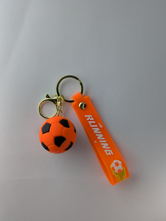 Keychain Football Orange