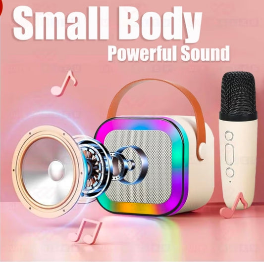 Bluetooth Speaker With Wireless Microphone ( Pack Of 1)