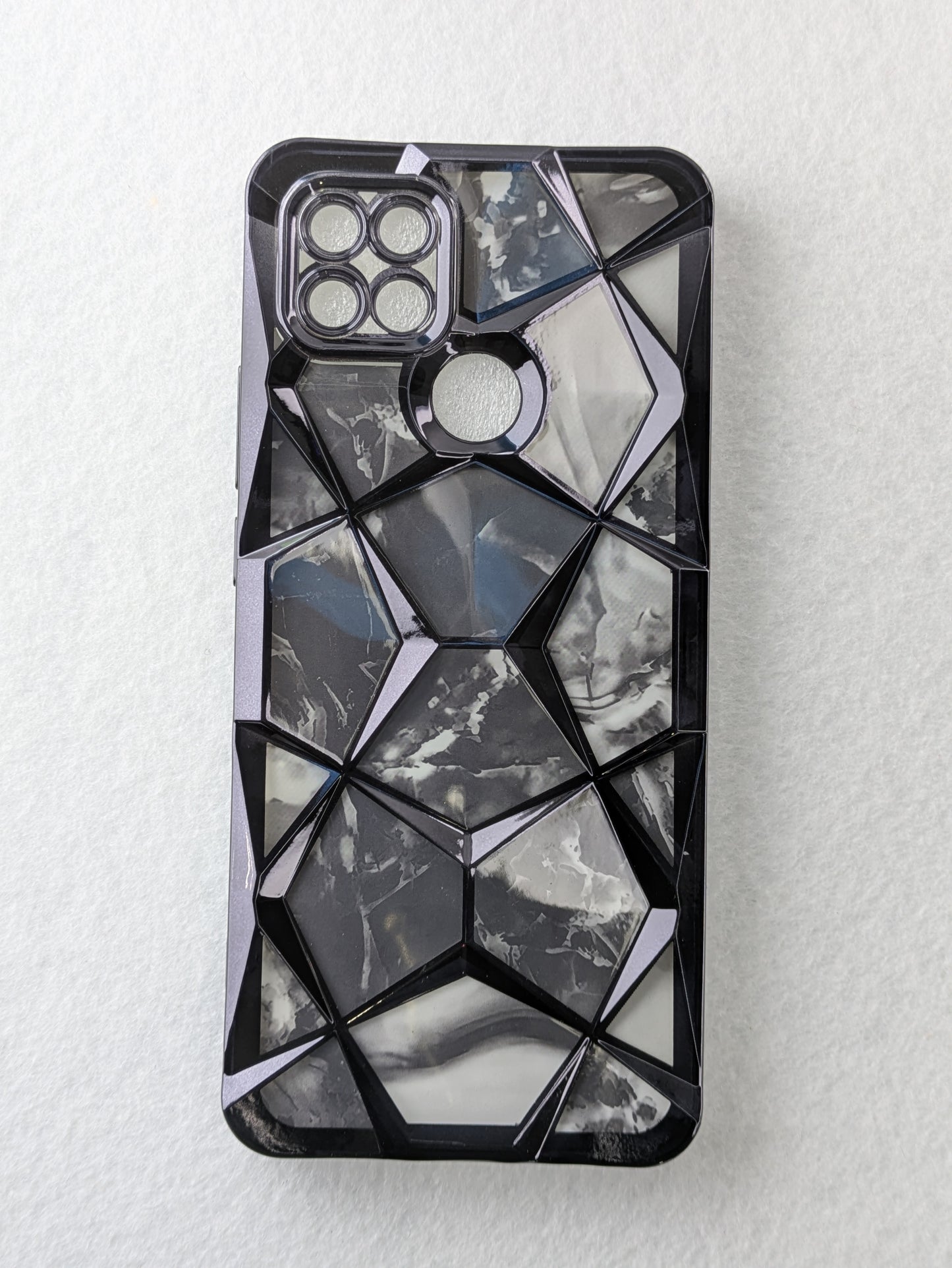 Marble Print Back Cover For Oppo A15/Oppo A15s