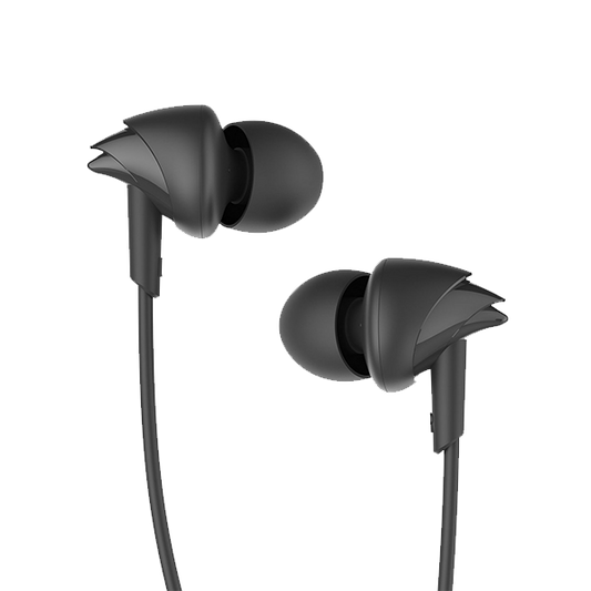 Boat BassHeads 100 in-Ear Headphones with Mic (Black)