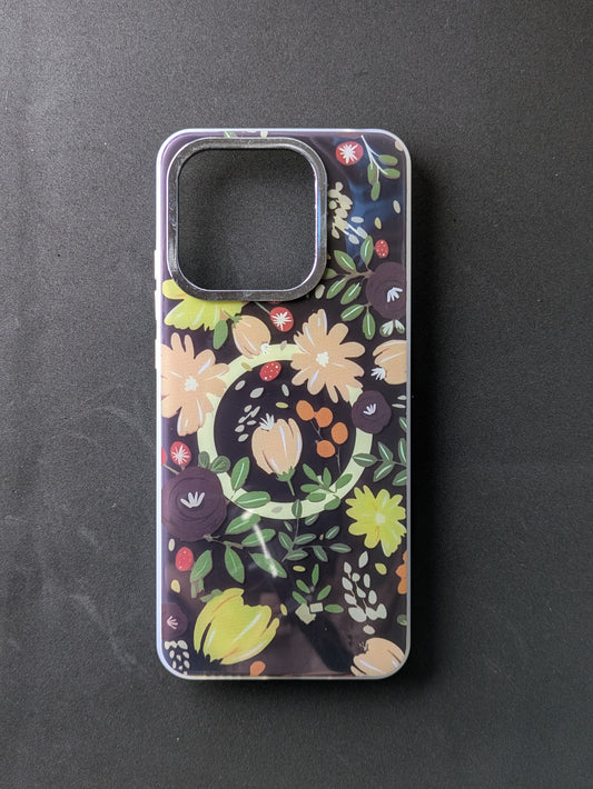 Floral Glossy Print Back cover for Redmi 10 power/Redmi 10 5G/Redmi 10C/Mi10C