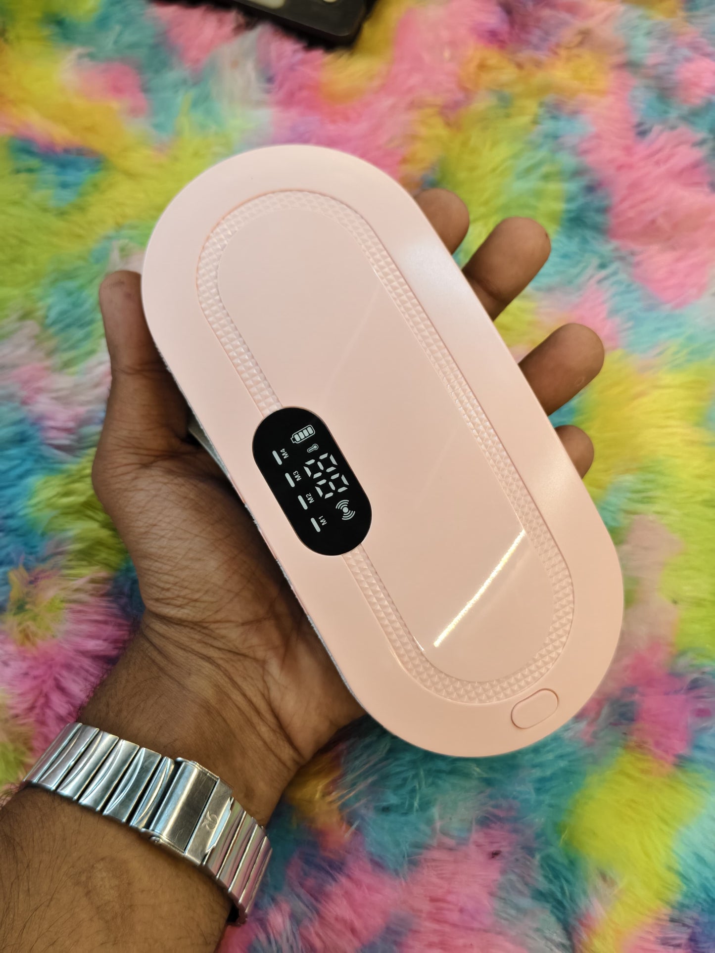 Rechargeable Smart Warm Palace Belt, Period Massager (1 Pc)