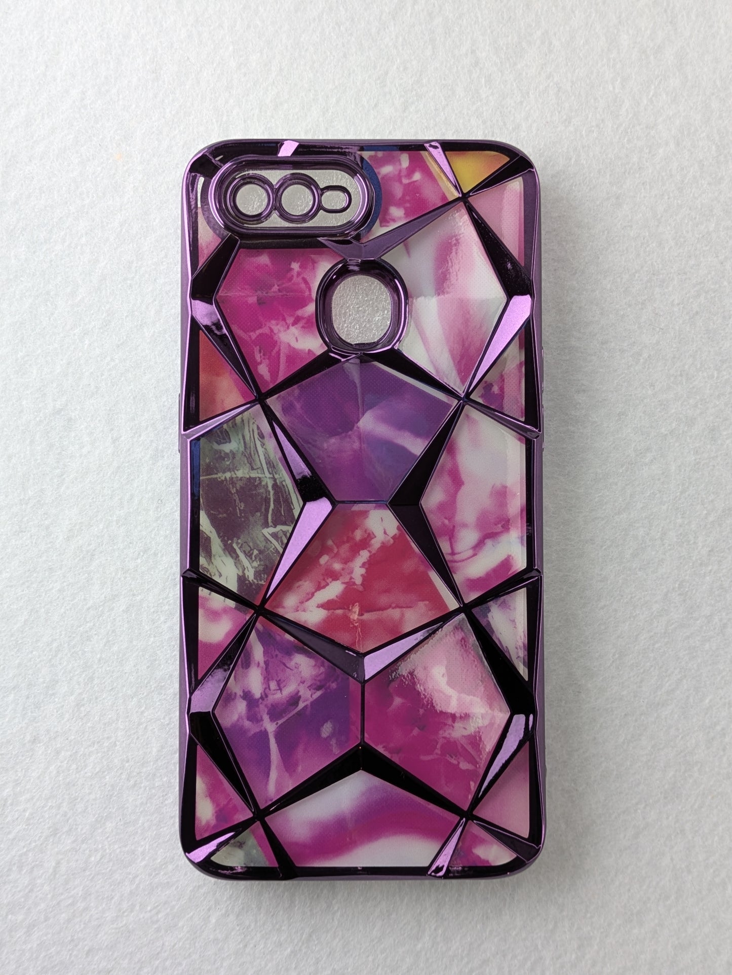 Marble Print Back Cover For Oppo A11k/A12/F9/F9 Pro/A5/A5s/A7/Realme 2/ Realme 2 Pro/Realme U1