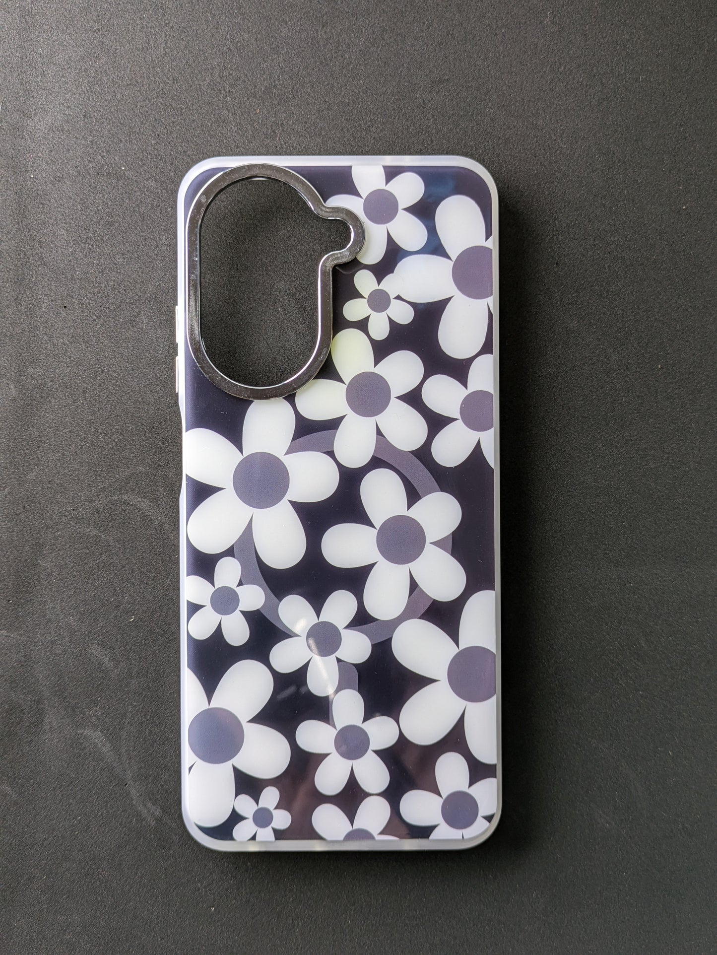 Floral Glossy Print Back Cover For Redmi A5 5G/Mi A5 5G/Poco C71