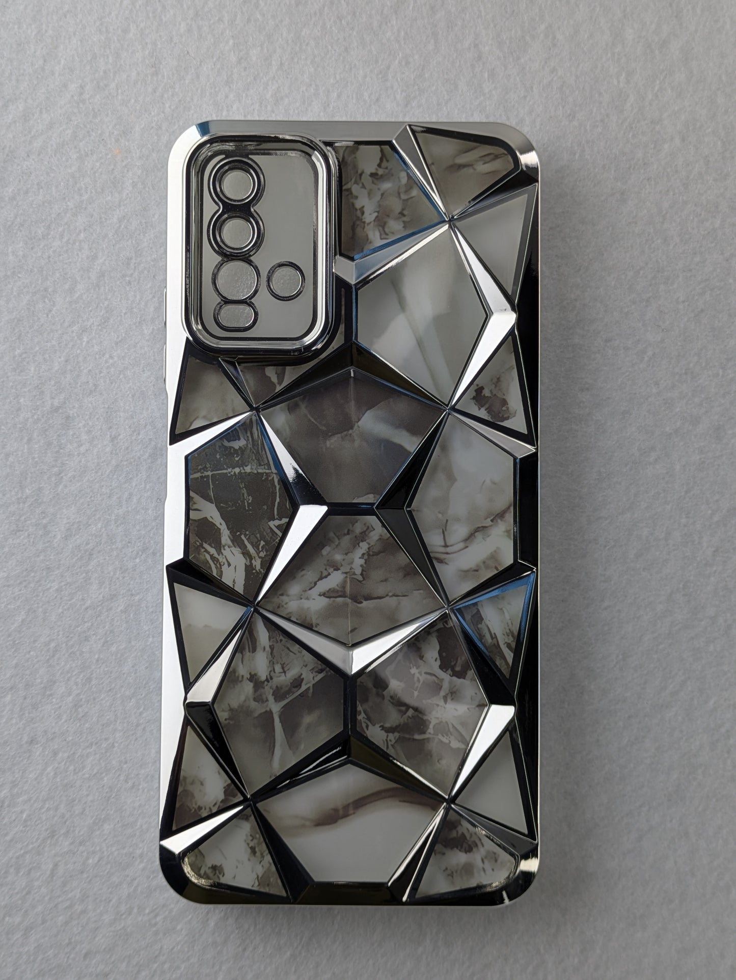 Marble Print Back Cover For Redmi Mi9 Power