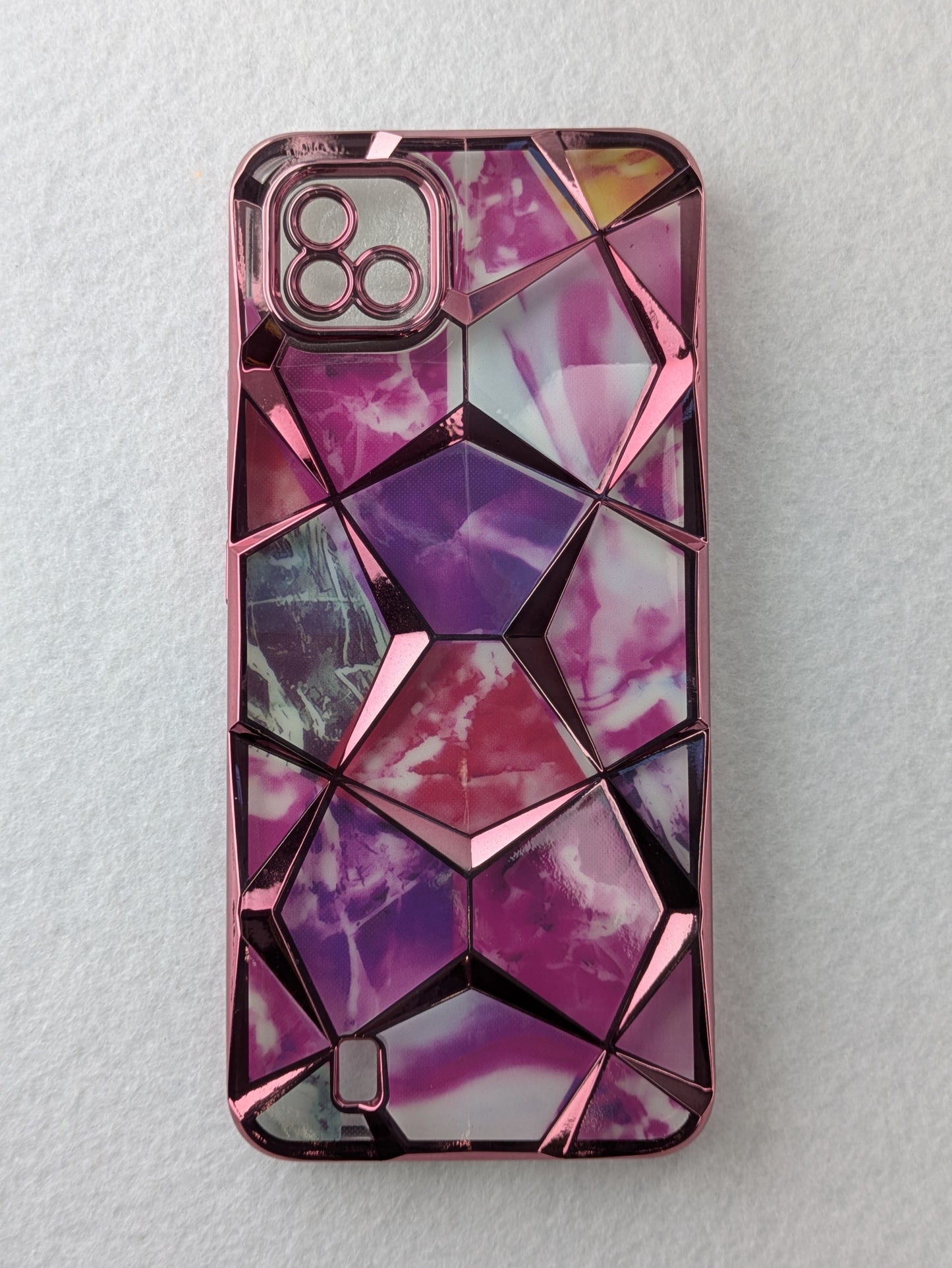 Marble Print Back Cover For Realme C20/C11 2021