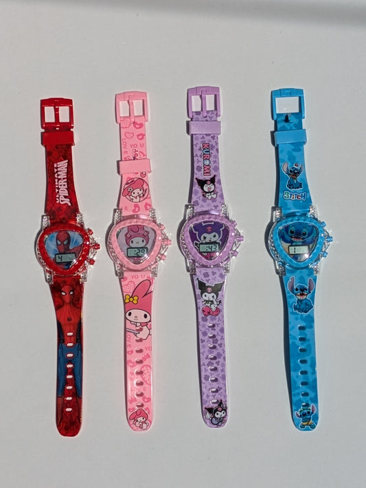Kids Watch Light And Sound Model (pack of 1) ( Random Design Only)