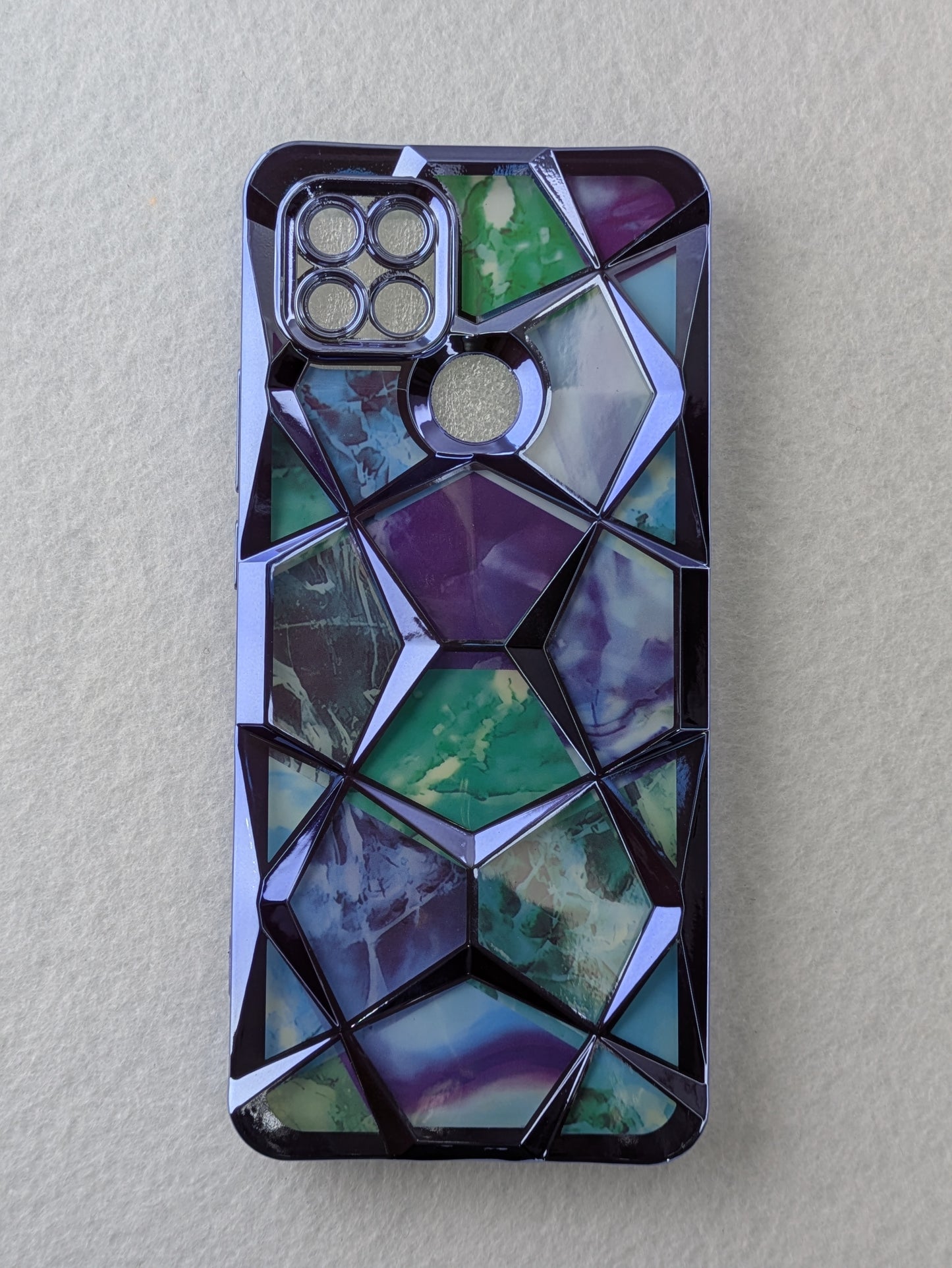 Marble Print Back Cover For Oppo A15/Oppo A15s