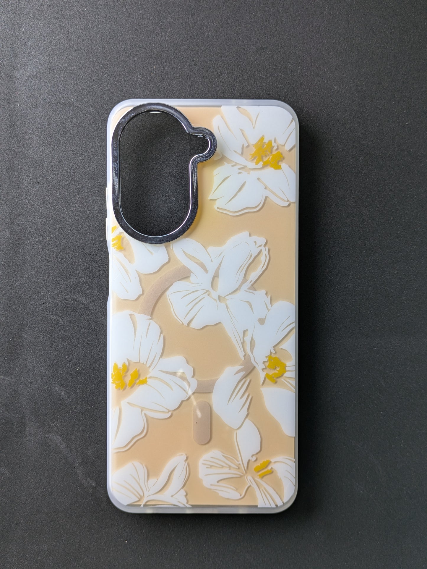 Floral Glossy Print Back Cover For Redmi A5 5G/Mi A5 5G/Poco C71