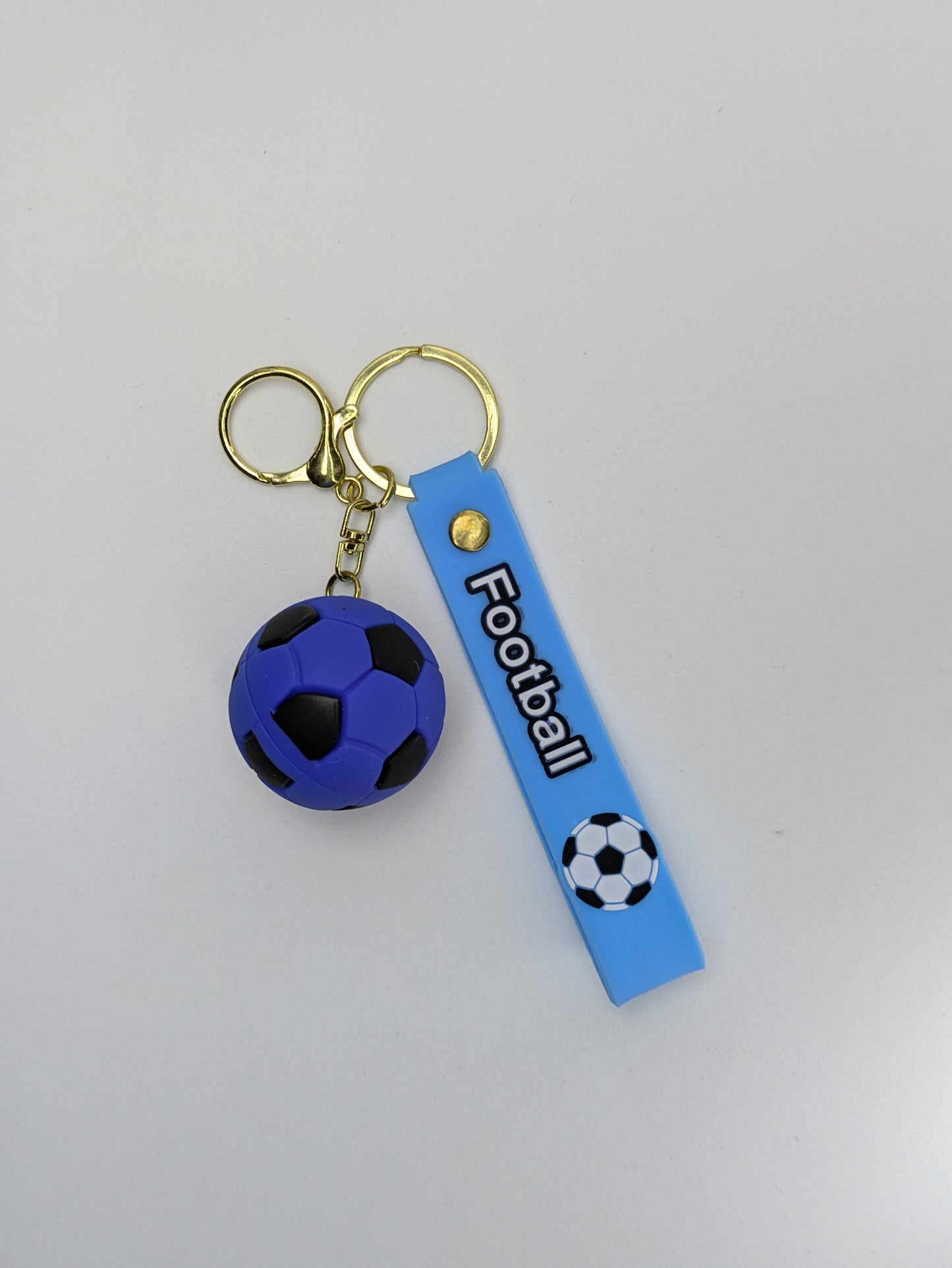 Keychain Football Blue
