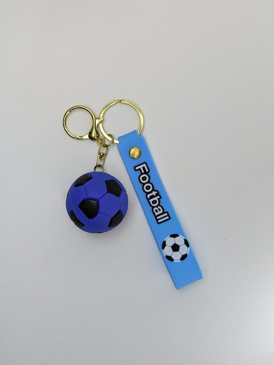 Keychain Football Blue