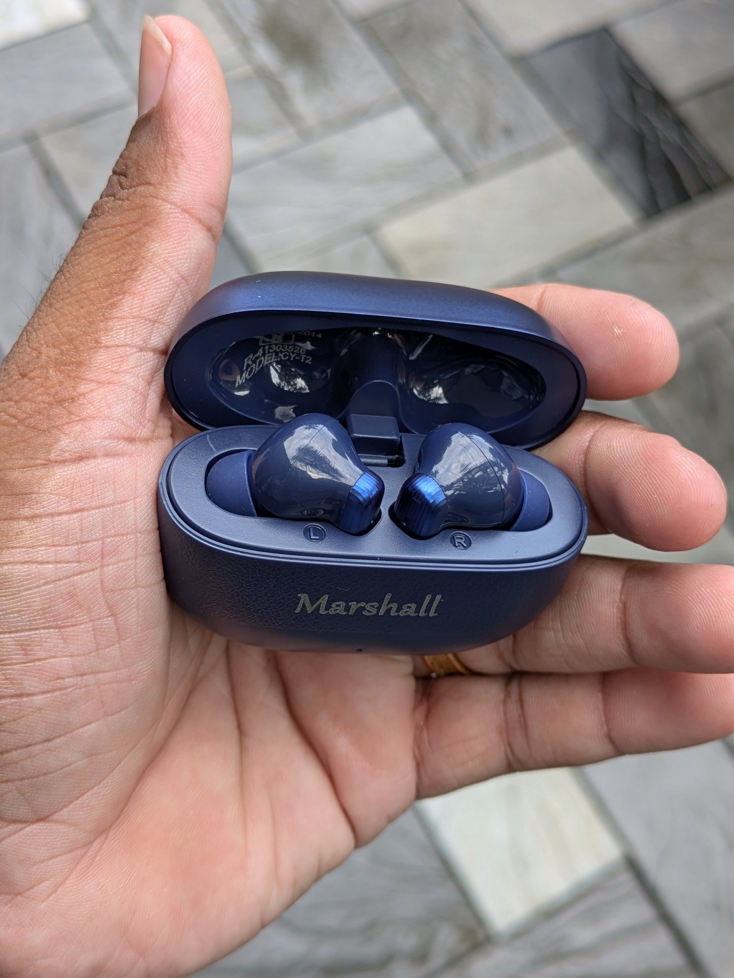 Marshall Imported quality Earbuds ( Blue)
