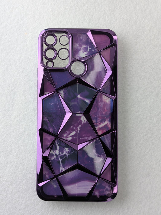 Marble Print Back Cover For Realme C12 / Realme C15 / Realme C25 / Realme C25s / Realme Narzo 20 / Realme Narzo 30A Back Cover