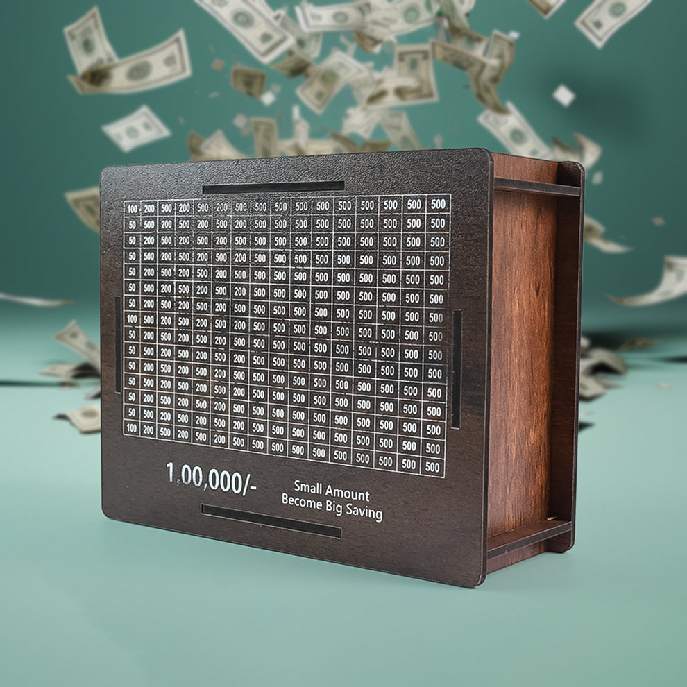 Wooden Money / Piggy Bank, Money Box