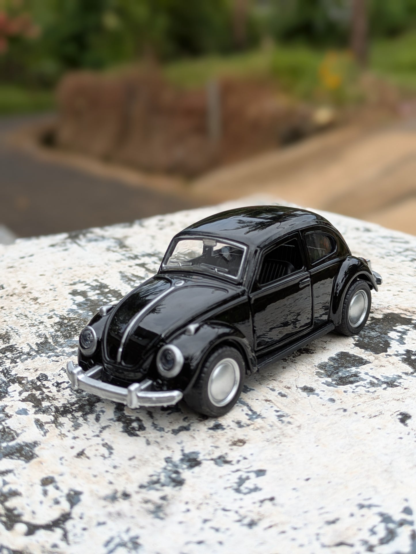 Hot Wheels/Die Cast Beetle Model Metal And Plastic Mix Body ( Black )