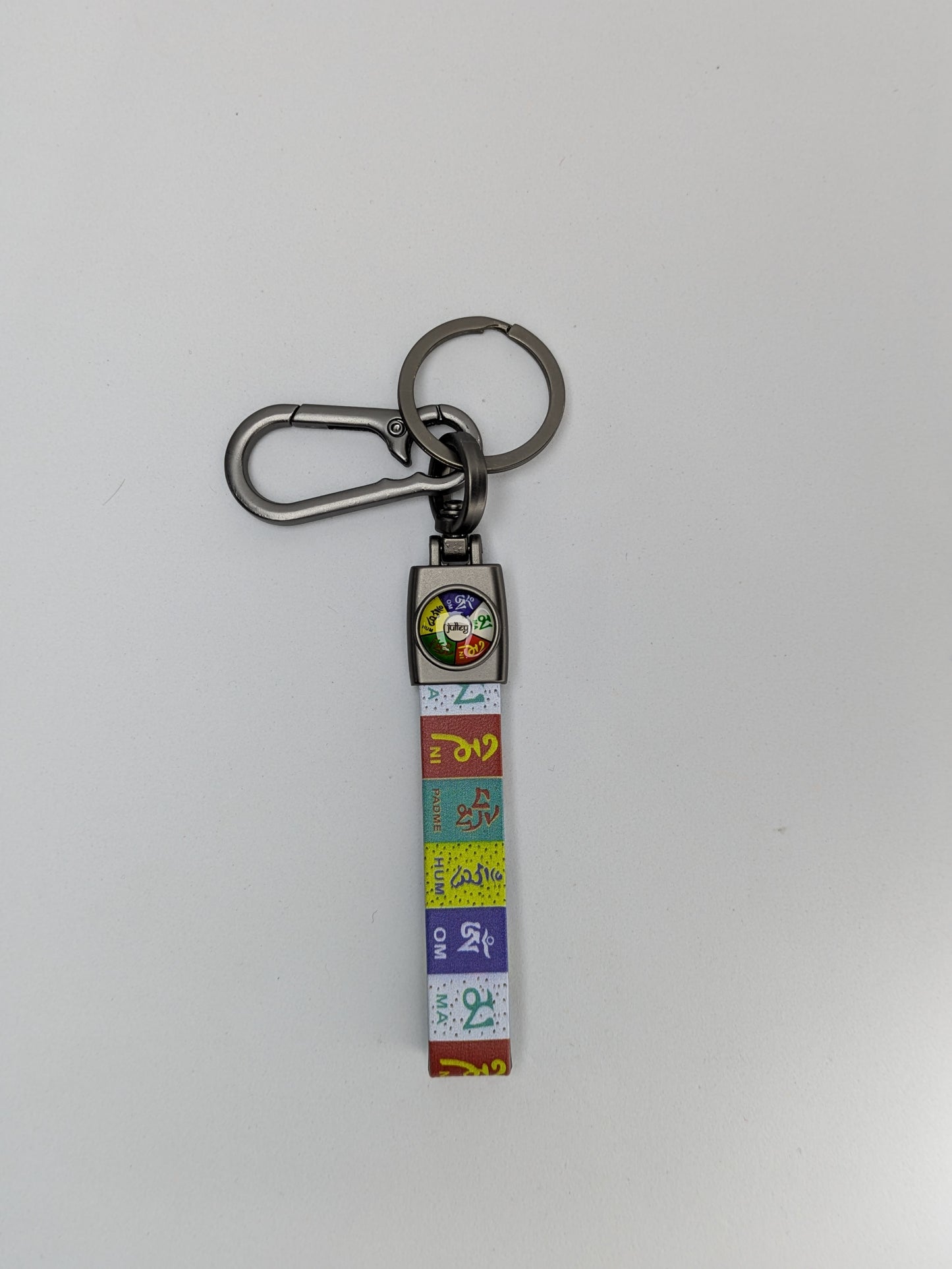 Keychain Tibetan Flag Rubber ( pack of 1)