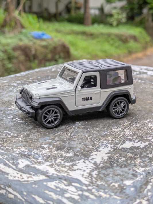 Hot Wheels Thar Model Metal And Plastic Mix Body ( white)