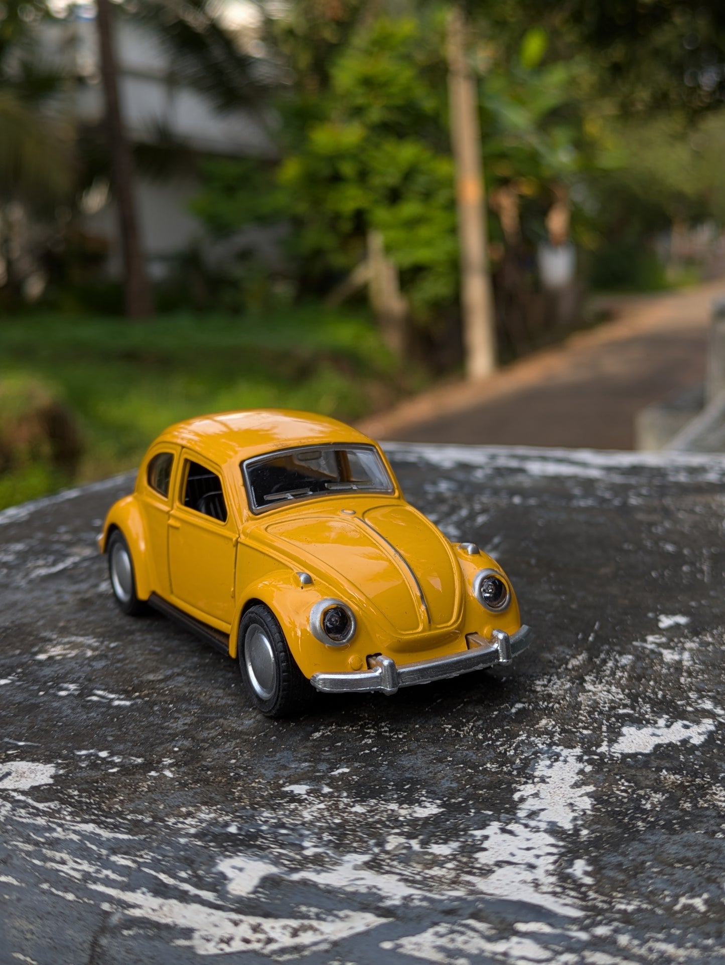 Hot Wheels/Die Cast Beetle Model Metal And Plastic Mix Body ( Yellow )