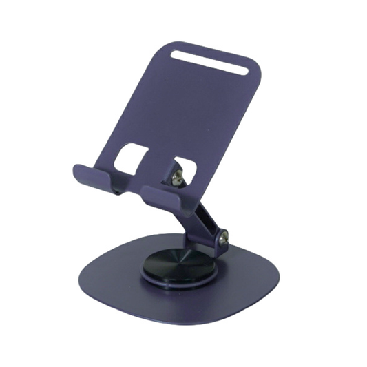 Foldable Phone Stand for Desk Anti-slip 360 Rotating Metal Mobile Phone Holders for All Phones Dock Holder