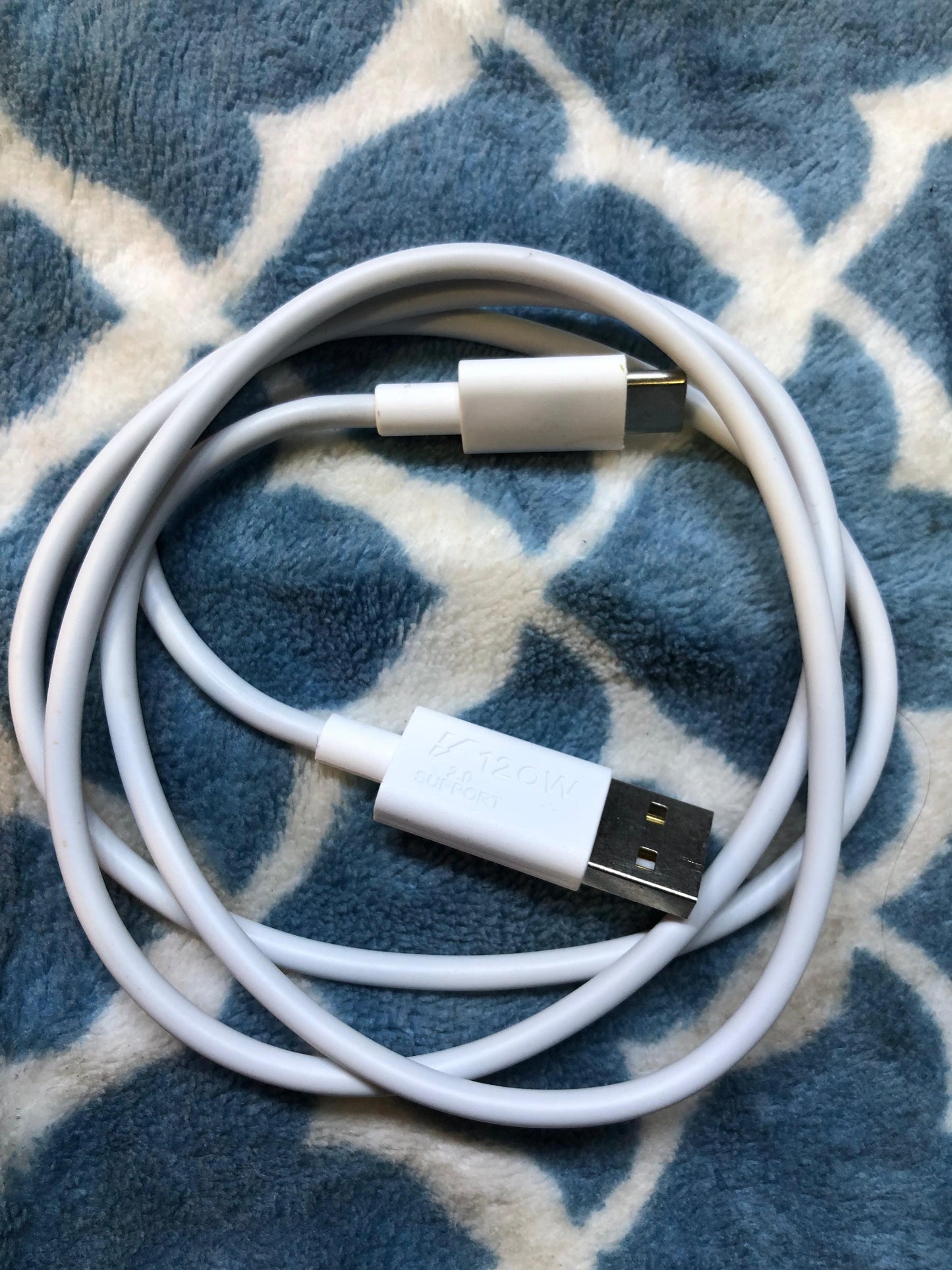 VIVO ORIGINAL 120 WATT FAST CHARGING CABLE USB TO C CABLE ( PACK OF 1)