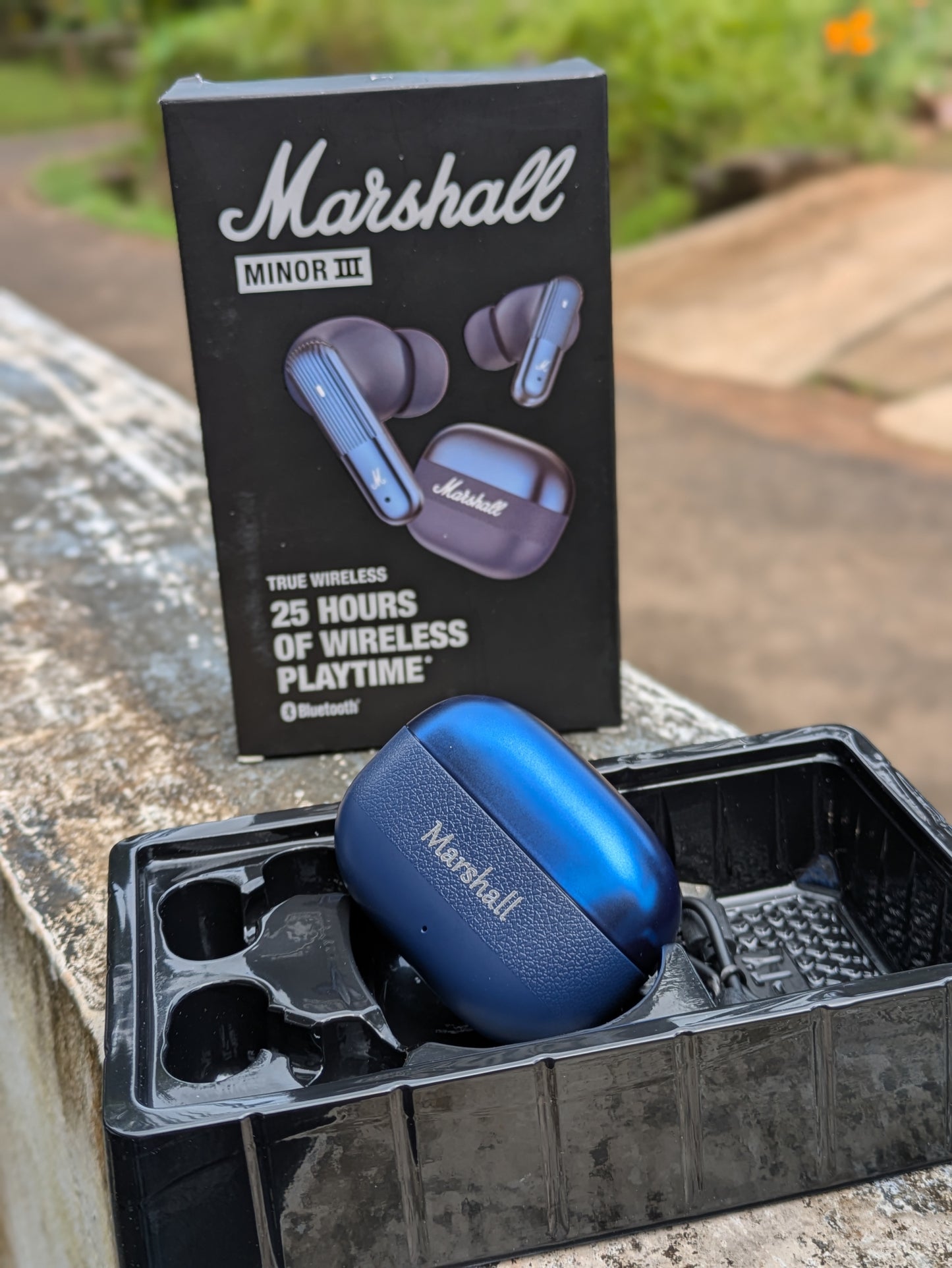 Marshall Imported quality Earbuds ( Blue)
