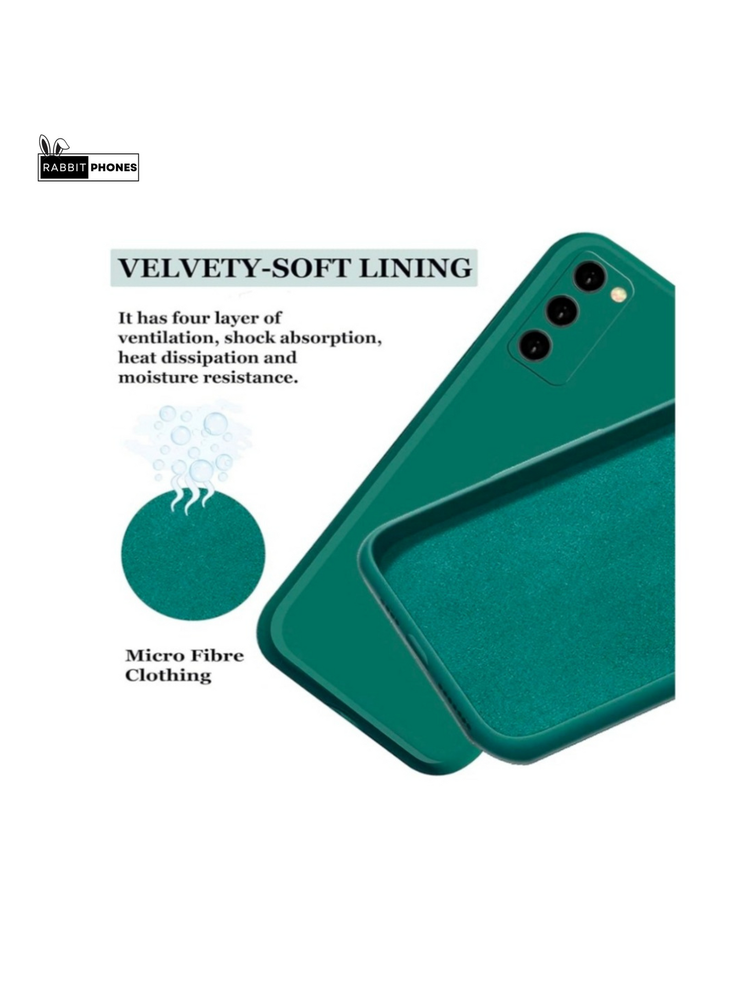 Silicon Back Cover For Mobile ( Matte Green )