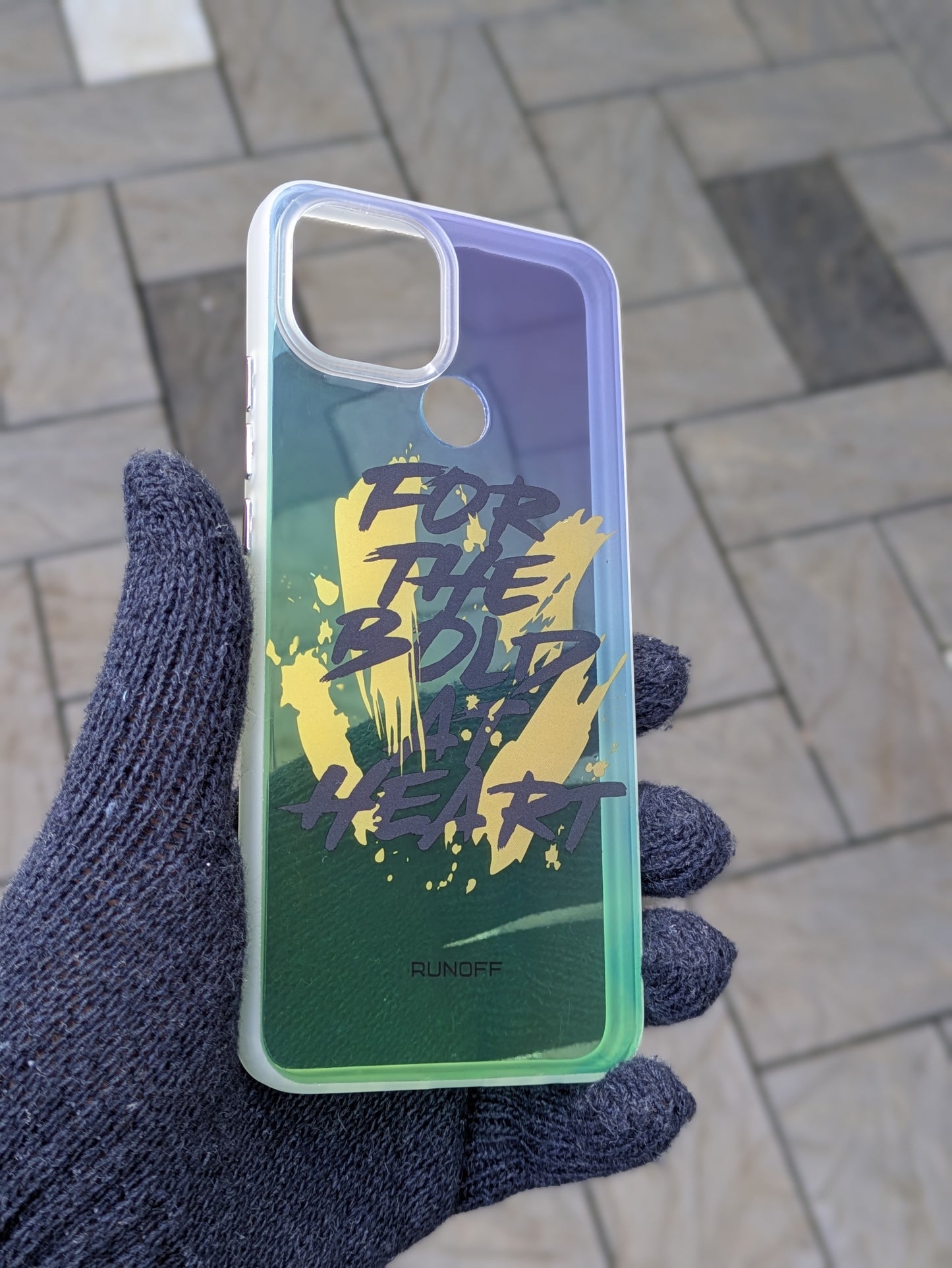 Transperant Glossy Printed Case for Oppo A15/A15s