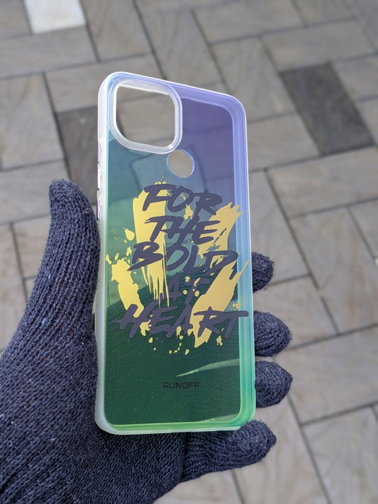 Transperant Glossy Printed Case for Oppo A15/A15s