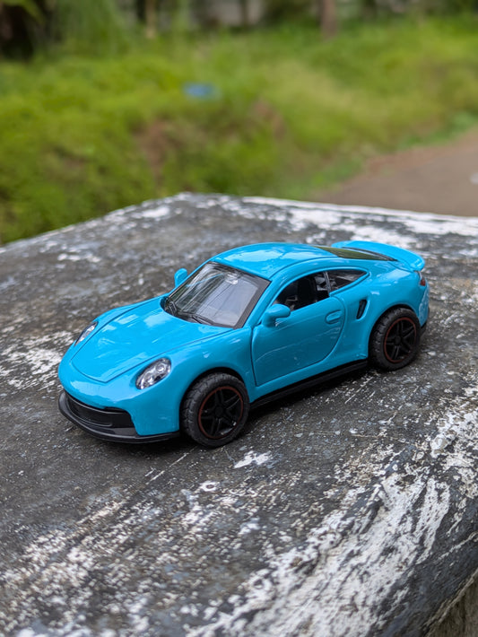 Die-cast Model Metal Body Door Openable (Blue)