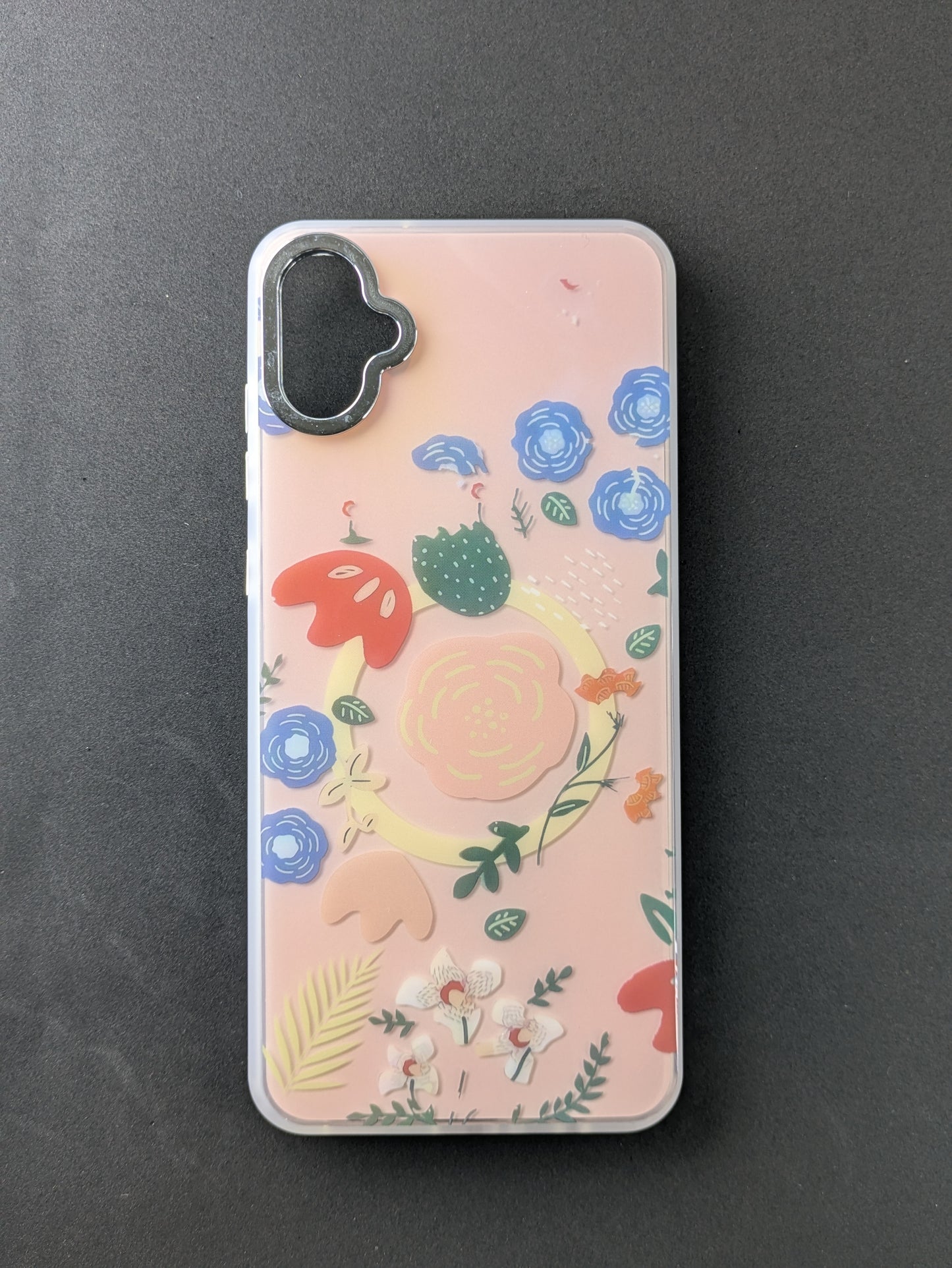 Floral Glossy Print Back cover for Samsung A05