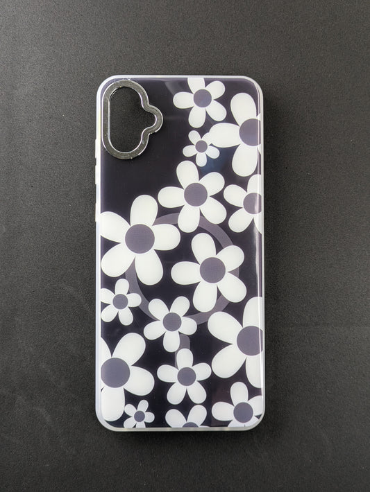 Floral Glossy Print Back cover for Samsung A05