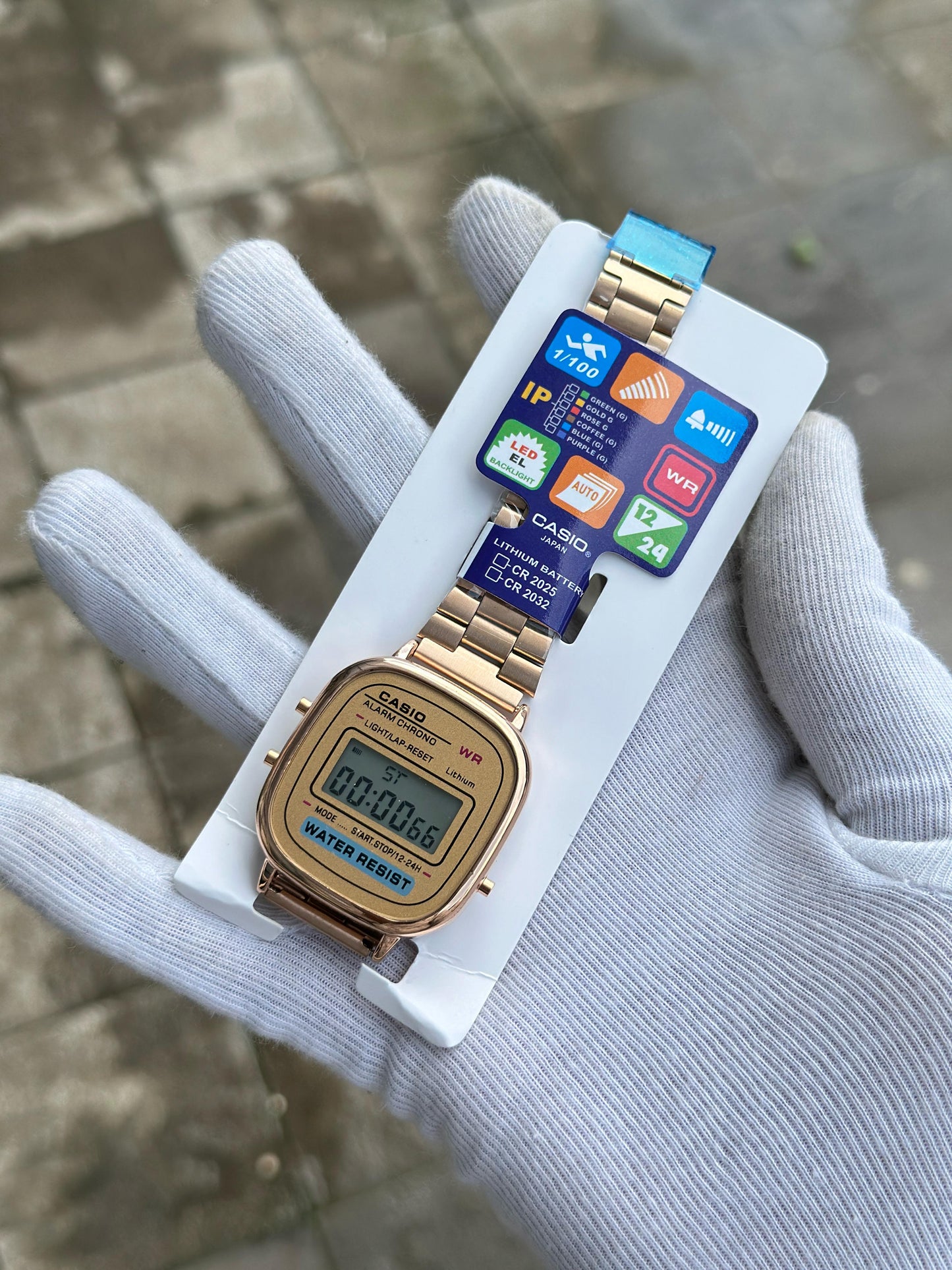 G SHOCK Digital Watch With Chain Strap